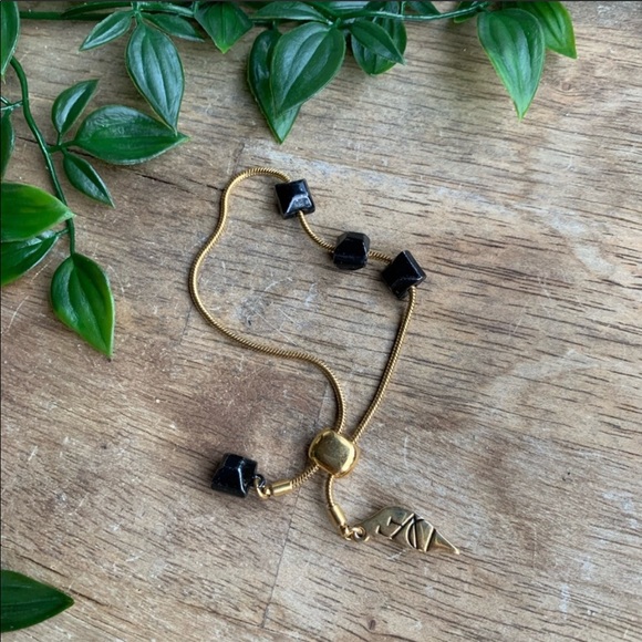 DVF Black and Gold Bracelet - Picture 2 of 3